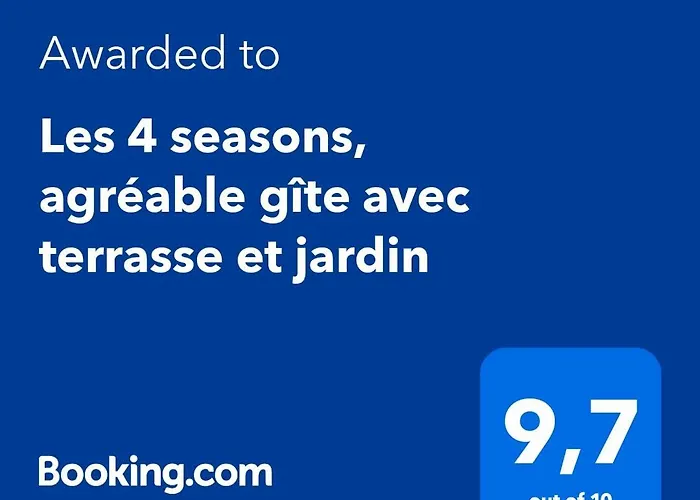 Les 4 Seasons, Agreable Avec Terrasse Et Jardin *
